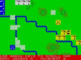 Napoleon at War screenshot 3 for ZX Spectrum